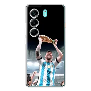 Чохли Лео Мессі Аргентина для TECNO Camon 40 (Щасливий Мессі)