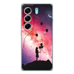 Силиконовые Чехлы Любимому человеку для TECNO Camon 40 (Шарики в небе)
