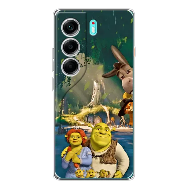 Чехол с рисунком «Шрек и Фиона» для TECNO Camon 40 Чехол с рисунком «Шрек и Фиона» для TECNO Camon 40