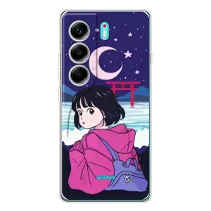 Чехол с персонажами АНИМЕ на TECNO Camon 40 (Синобу Миякэ)