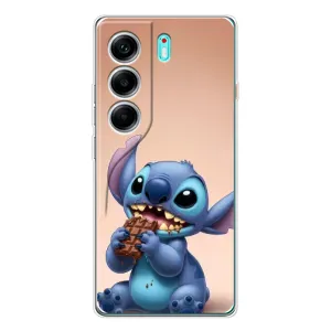 Чехол с рисунком Стич для TECNO Camon 40 (Стич с шоколадом)