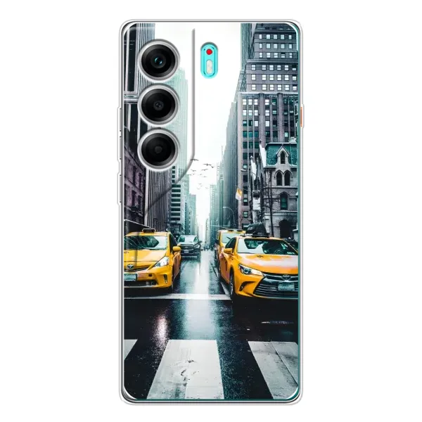 Чехол с рисунком «Такси» для TECNO Camon 40 Чехол с рисунком «Такси» для TECNO Camon 40