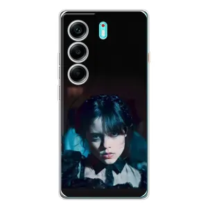 Чехлы с принтом Уэнсдей на TECNO Camon 40 (Танец Уэнсдей)