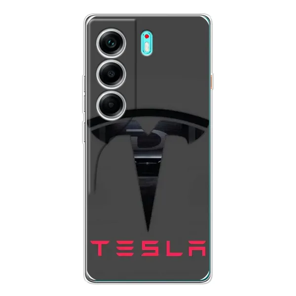Чехол с рисунком «Logo TESLA» для TECNO Camon 40 Чехол с рисунком «Logo TESLA» для TECNO Camon 40