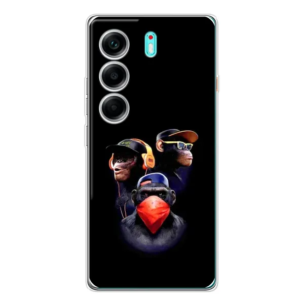 Чехол с рисунком «Три обезьяны» для TECNO Camon 40 Чехол с рисунком «Три обезьяны» для TECNO Camon 40