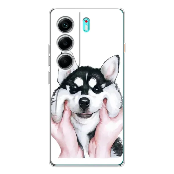 Чехол с рисунком «Собака Хаски» для TECNO Camon 40 Чехол с рисунком «Собака Хаски» для TECNO Camon 40