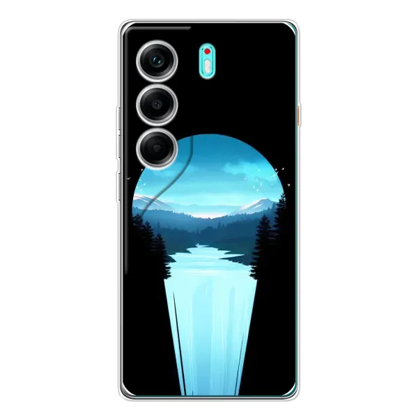 Чехол с рисунком «Синий Водопад» для TECNO Camon 40 Чехол с рисунком «Синий Водопад» для TECNO Camon 40