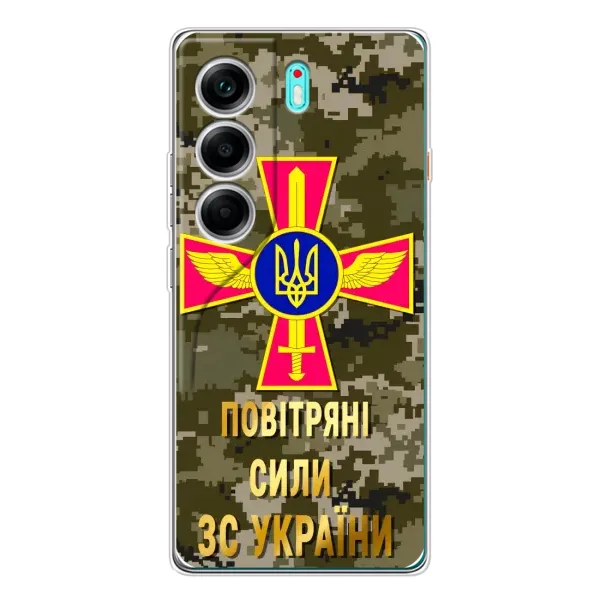 Чехол с рисунком «ВС ЗСУ» для TECNO Camon 40 Чехол с рисунком «ВС ЗСУ» для TECNO Camon 40