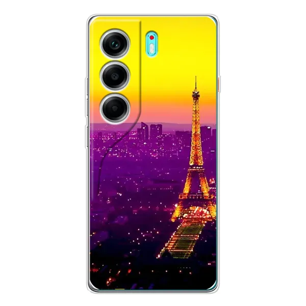 Чехол с рисунком «Яркая башня» для TECNO Camon 40