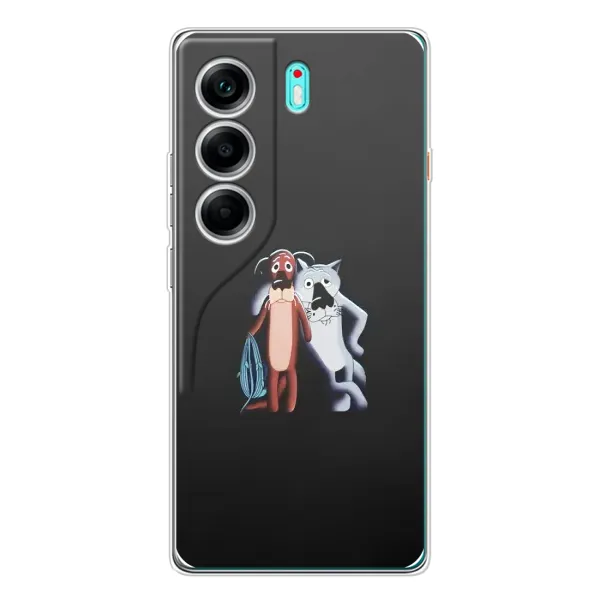 Чехол с рисунком «Шо, опять» для TECNO Camon 40