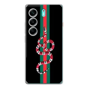 Чехлы Бренд GUCCI для TECNO Camon 40 (Змей Гуччи)