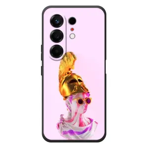 Чехол с Прикольным принтом на TECNO Camon 50 (АРТ Статуя)