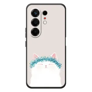 Чехол на тематику: Коты для TECNO Camon 50 (Белый котик)