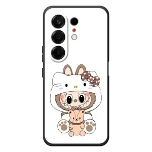 Чехол с принтом Лабубу для TECNO Camon 50 (Белый Лабубу)
