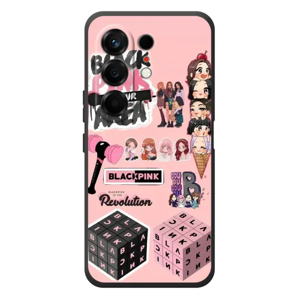 Чехол с рисунком «BLACK PINK коллаж» для TECNO Camon 50 Чехол с рисунком «BLACK PINK коллаж» для TECNO Camon 50
