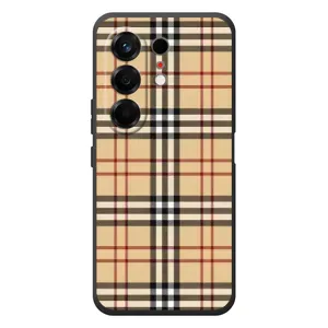 Чехол с Брендами одежды на Техно Камон 50 (Burberry стиль)