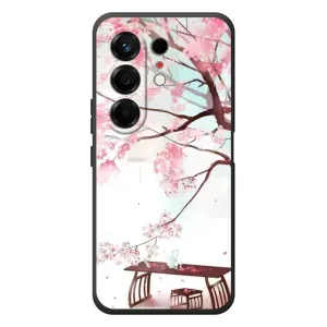 Чехол с принтом САКУРЫ на TECNO Camon 50 (Чайная церемония)