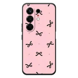 Чохол банти для TECNO Camon 50 (Чорні бантики)