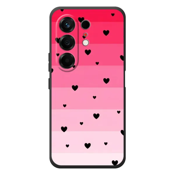 Чехол с рисунком «Чорные сердечки» для TECNO Camon 50 Чехол с рисунком «Чорные сердечки» для TECNO Camon 50