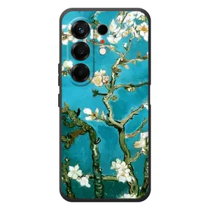 Чехол с принтом САКУРЫ на TECNO Camon 50 (Цветение Сакуры)