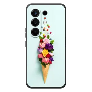Чехлы с тематикой "ЦВЕТЫ" на TECNO Camon 50 (Цветок-мороженное)