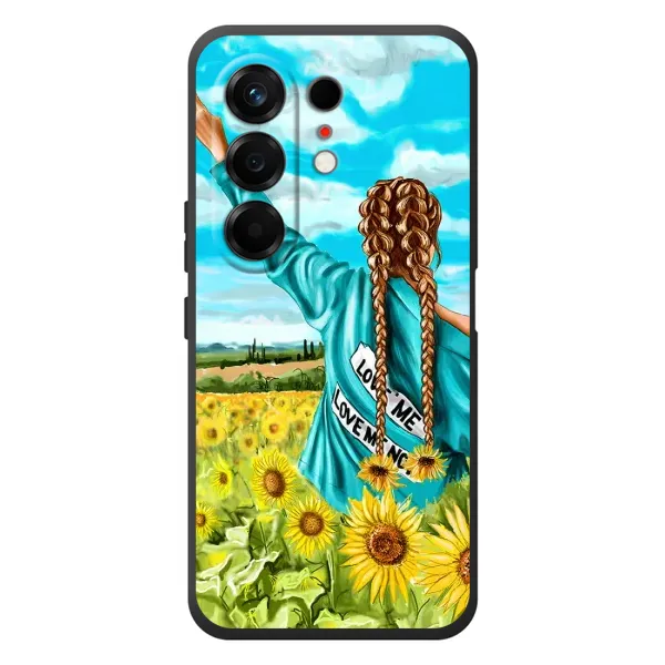 Чохол з малюнком «Дівчина на полі» для TECNO Camon 50 Чохол з малюнком «Дівчина на полі» для TECNO Camon 50
