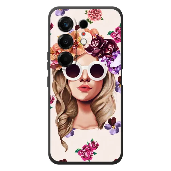 Чехол с рисунком «Девушка в очках» для TECNO Camon 50 Чехол с рисунком «Девушка в очках» для TECNO Camon 50