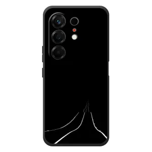 Чехол с картинками на черном фоне для TECNO Camon 50 (Дорога)