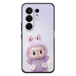 Чехол с принтом Лабубу для TECNO Camon 50 (Фиолетовый Лабубу)