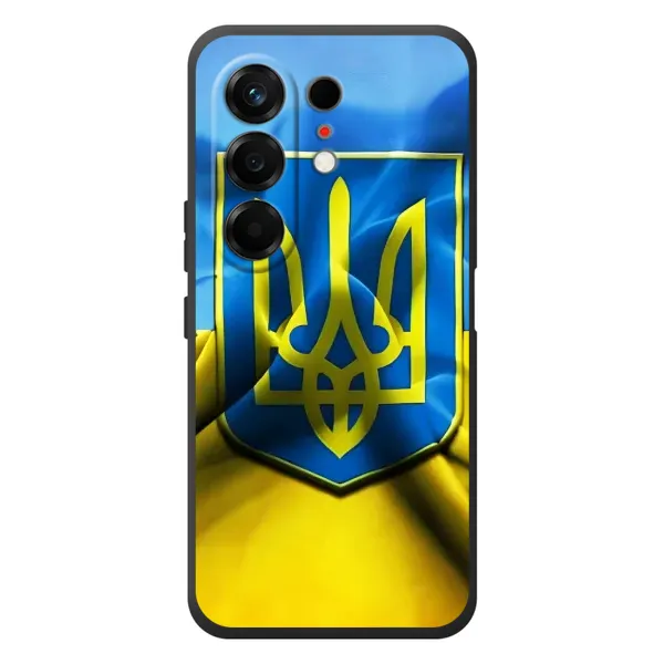 Чехол с рисунком «Герб и Флаг Украины» для TECNO Camon 50 Чехол с рисунком «Герб и Флаг Украины» для TECNO Camon 50