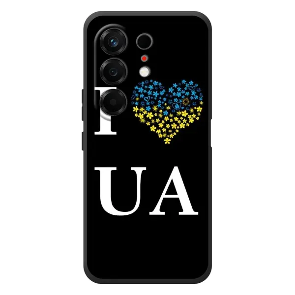 Чехол с рисунком «I Love UA» для TECNO Camon 50 Чехол с рисунком «I Love UA» для TECNO Camon 50