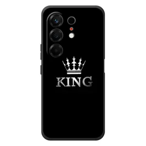 Чехол (Корона на чёрном фоне) для Техно Камон 50 (KING)