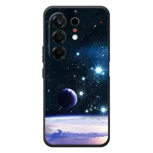 Чехол (ТПУ) с планетами на TECNO Camon 50 (Космический вид)