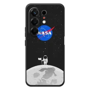 Силиконовый бампер с принтом "Наса" на TECNO Camon 50 (Космонавт NASA)