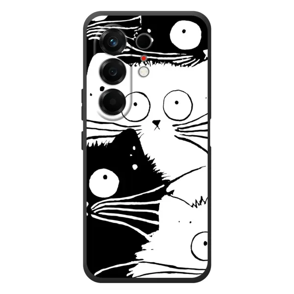 Чехол с рисунком «КОТИКИ» для TECNO Camon 50 Чехол с рисунком «КОТИКИ» для TECNO Camon 50