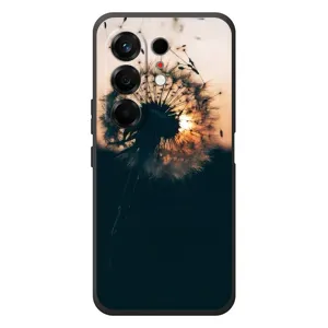 Силиконовый Чехол с одуванчиками на TECNO Camon 50 (Красивый одуванчик)