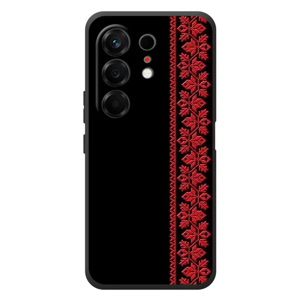 Чехол с рисунком «Красная Вышиванка» для TECNO Camon 50 Чехол с рисунком «Красная Вышиванка» для TECNO Camon 50