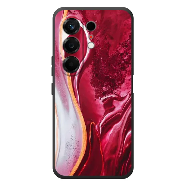 Чехол с рисунком «Красный мрамор» для TECNO Camon 50 Чехол с рисунком «Красный мрамор» для TECNO Camon 50