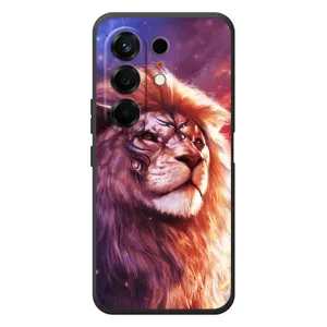Чехол с картинкой на TECNO Camon 50 (Красочный ЛЕВ)