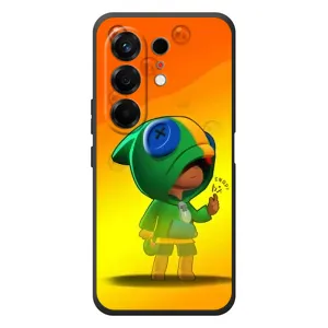 Чехол Бравл Старс для TECNO Camon 50 (LEON в кофте)