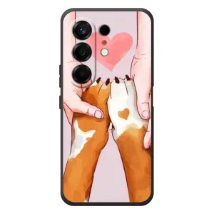 Чехол (ТПУ) Милые собачки для TECNO Camon 50 (Любовь к собакам)
