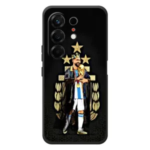Чехлы Лео Месси Аргентина для TECNO Camon 50 (Месси король)