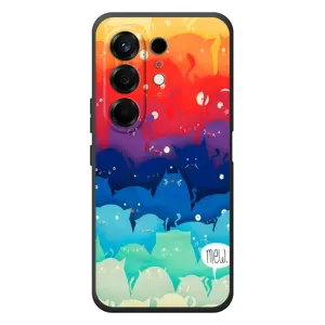 Силиконовый чехол с котиком для TECNO Camon 50 (Mew)