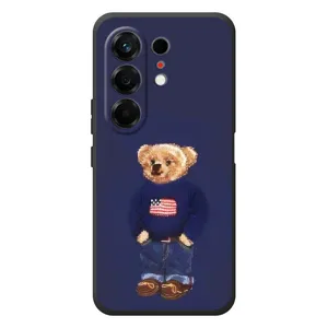 Чехлы Мишка Тедди для Техно Камон 50 (Мишка USA)
