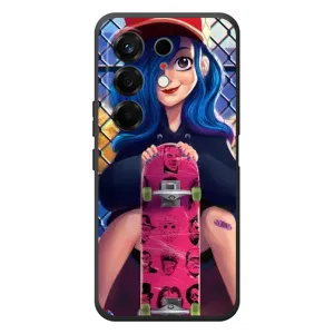 Чехол с картинкой Модные Девчонки TECNO Camon 50 (Модная девушка)