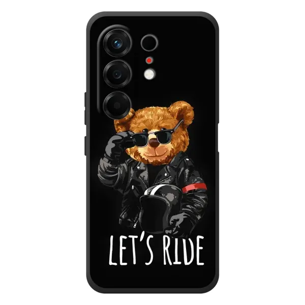 Чехол с рисунком «Модный Мишка» для TECNO Camon 50
