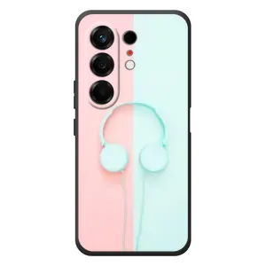 Девчачий Чехол для TECNO Camon 50 (Наушники)