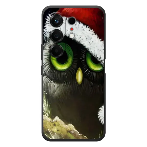 Чехол с рисунком «Новогодняя Сова» для TECNO Camon 50 Чехол с рисунком «Новогодняя Сова» для TECNO Camon 50