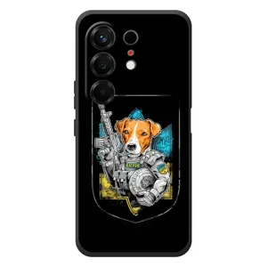 Чехол с принтом для TECNO Camon 50 (Патрон Воин)