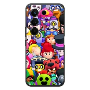Силиконовый Чехол на TECNO Camon 50 с картинкой Brawl Stars (Персонажи)